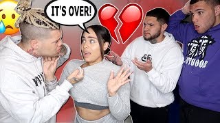 BREAKING UP WITH MY BOYFRIEND IN FRONT OF HIS FAMILY! 💔