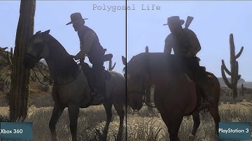 Red Dead Redemption - Xbox 360 vs PS3 - Graphics Comparison [Screenshot Comparison]