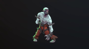 First enemy and melee attack animations.