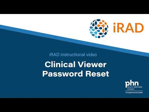 Clinical Viewer Password Reset