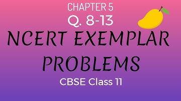 NCERT Exemplar Problems (Solved)| Ch. 5 Complex Numbers| Short Answer| Q. 8-13| CBSE Class 11 Math