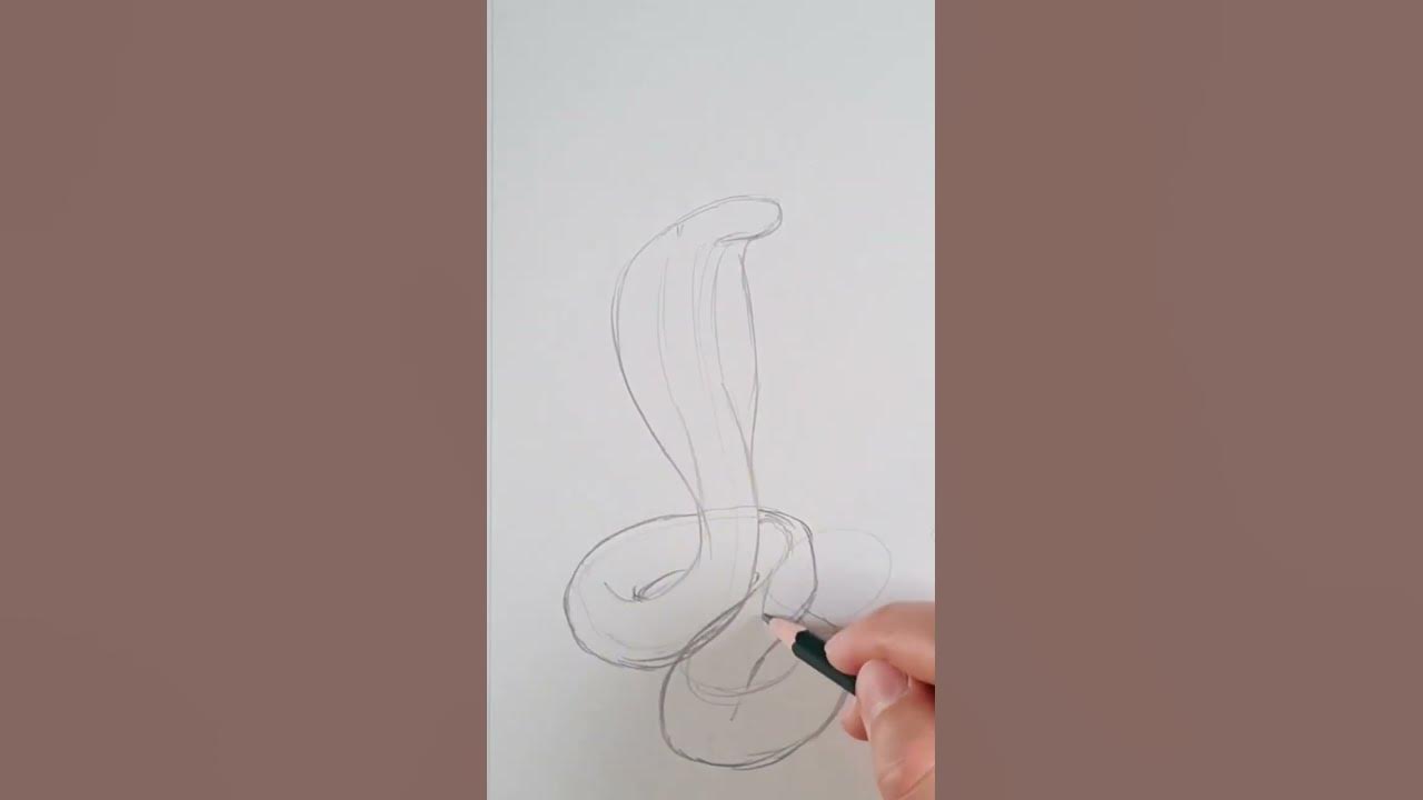 Как нарисовать эффектную кобру?🐍 - YouTube
