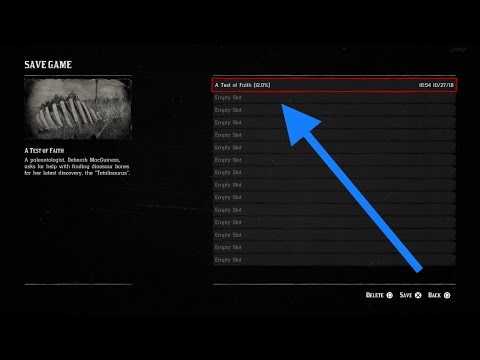 Saks Besiddelse Uafhængig How To Manually SAVE | Red Dead Redemption 2 - YouTube