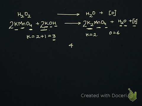 Video Hydrogen peroxide and KMnO4 - youtube