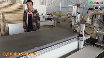 MÁY ĐỤC Ổ KHOÁ BẢN LỀ CỬA CNC HOLZTEK- MÁY PHAY KHOAN CNC 2 Cạnh đục ổ khoá bản lề tự động