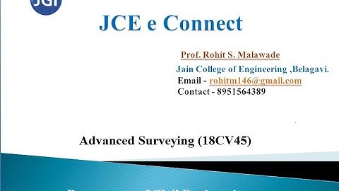 18CV45 (Advanced Surveying )