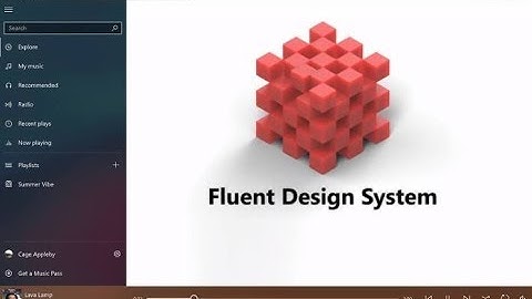 New Fluent Design video by Microsoft