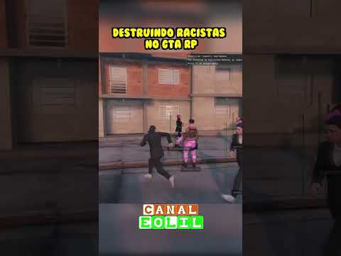 IRRITANDO R@CIST@S no GTA RP 🤣 #shorts #gtarp #gta #gameplay