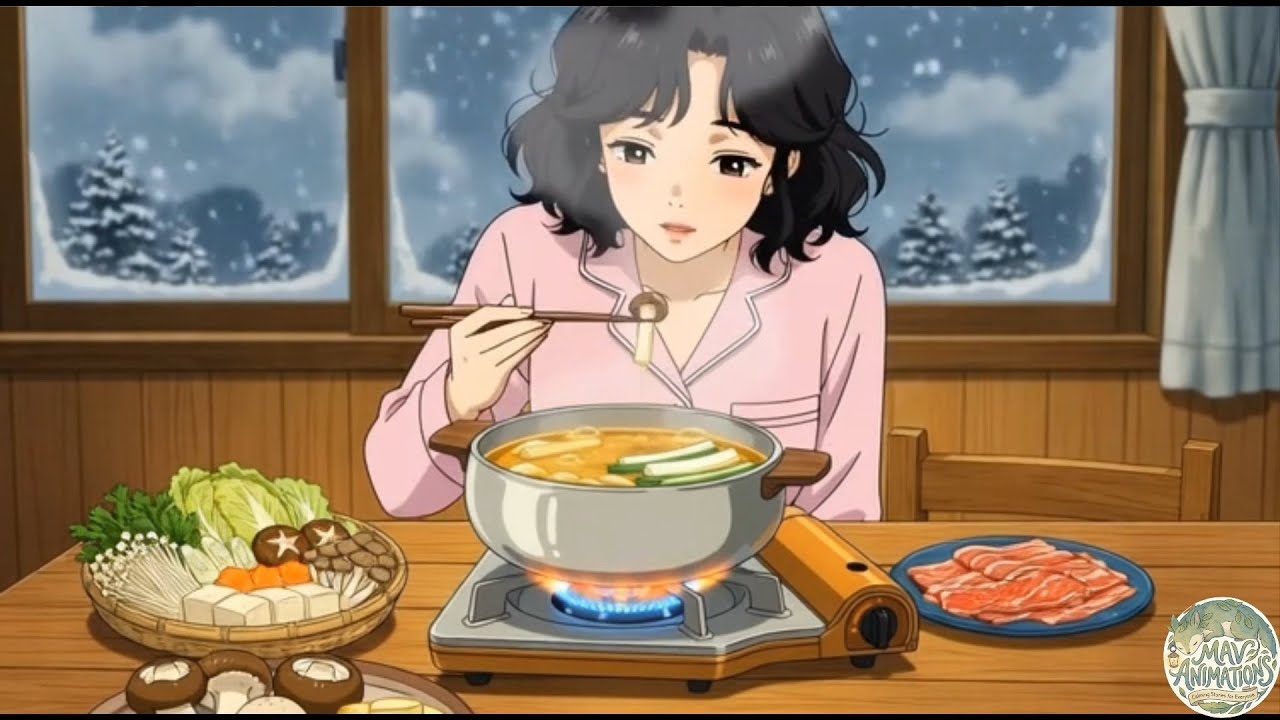 From Snowy Morning to Hot Pot Night | Cozy Life Animation
