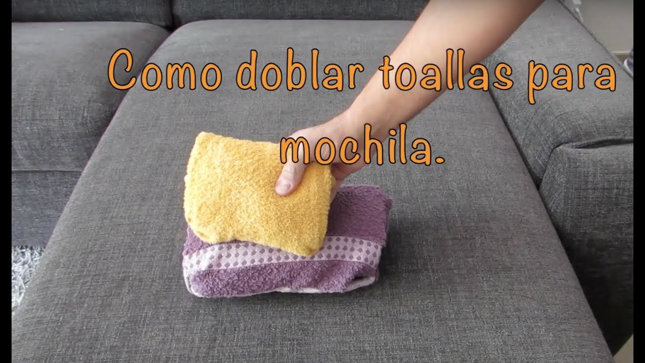 Como Doblar Toallas Que Ocupan Poco Espacio