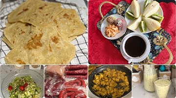 روتين في كوجينة كلو طاقة إيجابية 🏡نهاري على طبيعتو😍مشترياتي 🥩🍗