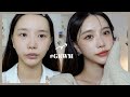 🍁가을무드 촉촉한 파데프리 메이크업 grwm + 환절기 피부 수분짱짱 관리 tip(JPN/ENG)