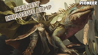 INSANELY EXPLOSIVE RAMP | OTJ Green Devotion | Pioneer | MTGO