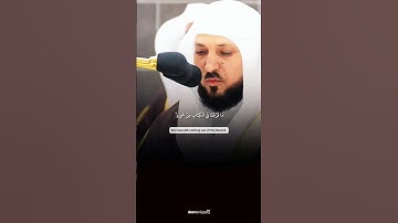 كل مُكرّر مملول إلا القرآن، فإنه كلما كُرِّرَ حلا! بصوت الشيخ #ماهر_المعيقلي من سورة الأنعام✨❤️