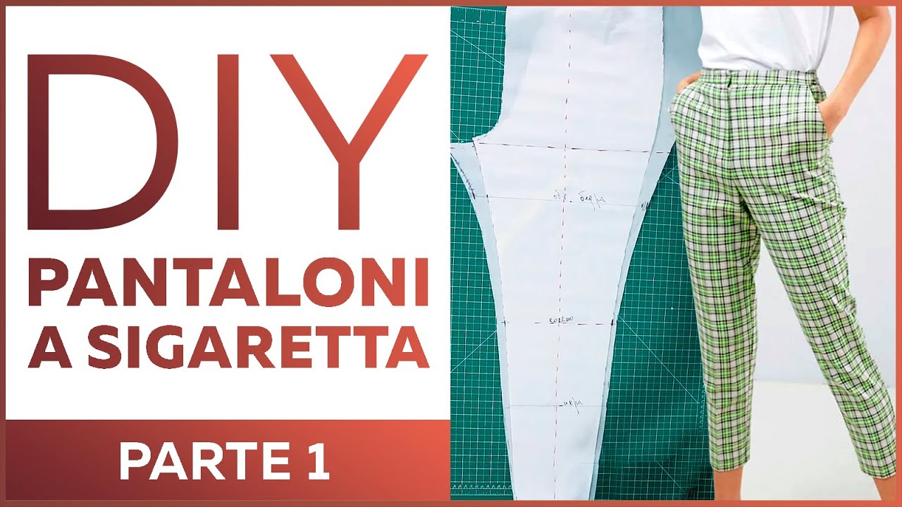 Pantaloni a sigaretta. Modellazione e trasformazione  base pantalone. Parte 1