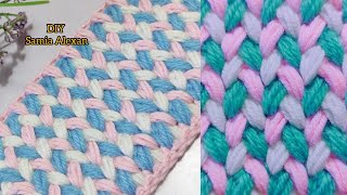 easy crochet baby blanket zigzag puff pattern