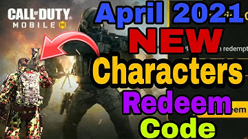 *NEW* April 2021 Characters Redeem Code Cod Mobile Gerena | Codm Garena Redeemption Code 2021 | Codm