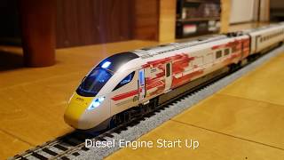 HORNBY Class800 試験車両 DCCサウンド比較「ディーゼルエンジン→電気」