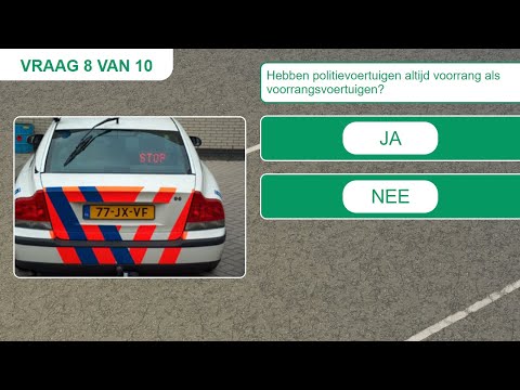 🚘 10 Vragen