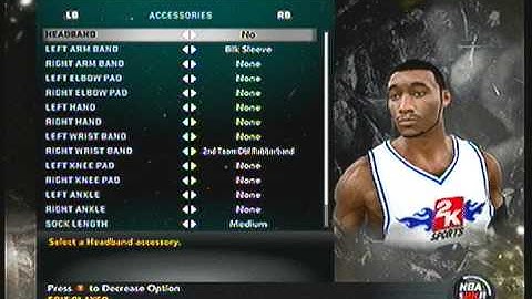 NBA 2K11 How To Create John Wall