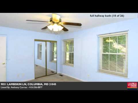9051 LAMBSKIN LN, Columbia, MD home video tour