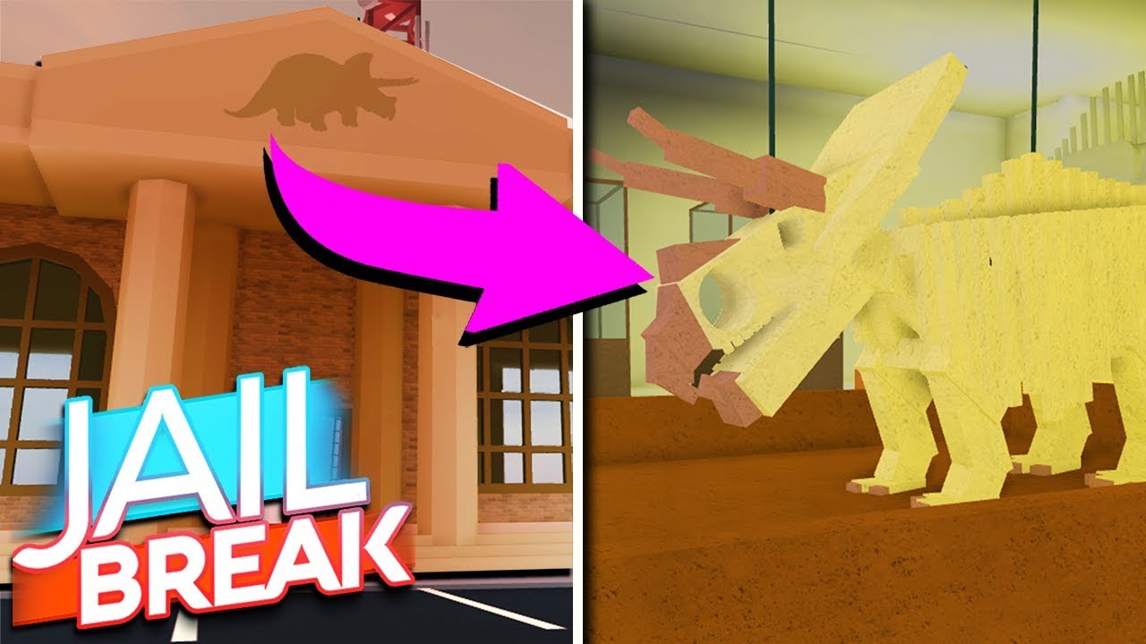 THIS IS IN THE JAILBREAK DINOSAUR MUSEUM!! (Roblox)