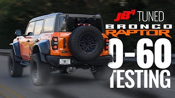JB4 Tuned 0-60 MPH Testing!  - 2022 Bronco Raptor