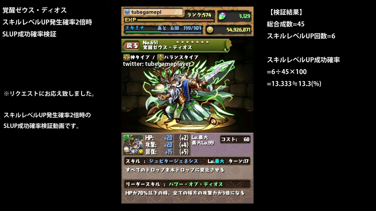 パズドラ ウエハース 2 Ⅱ-39 SC 覚醒ゼウス ディオス パズドラ