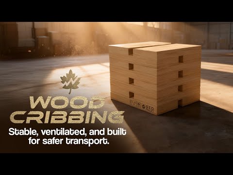 Strong Enough to Lift Anything – Wood Cribbing | Geo Pallet #trendingvideo #viral