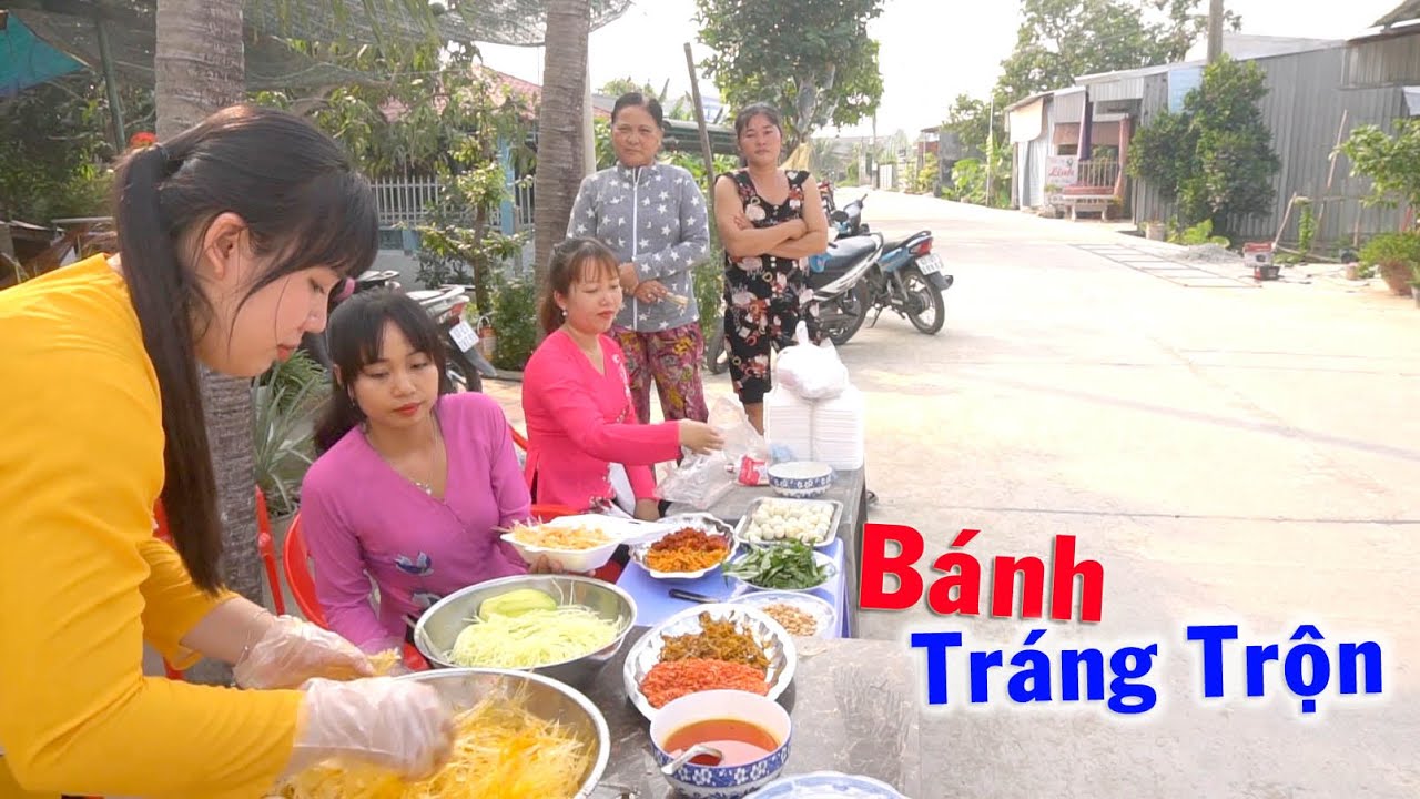 Bánh Tráng Trộn Bán Trên Đường Quê Thơm Ngon Lạ Lùng #55
