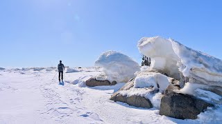 Quiet Day by the Sea in Early Spring, with Coffee on the Stove