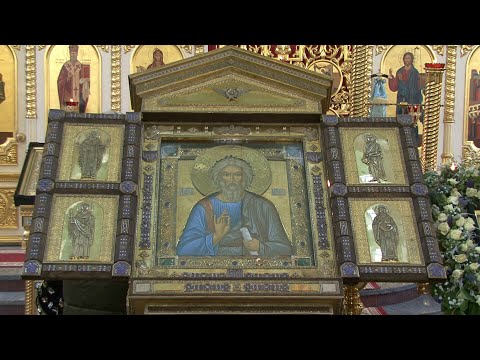 Икона святого апостола Андрея Первозванного, в Покровском соборе г. Владивостока.
