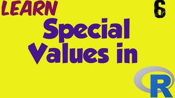 Special Values in R | NA, NULL, Inf and NaN | Lesson - 6 | Monika Verma
