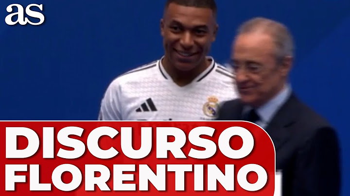 FLORENTINO PÉREZ, DISCURSO BIENVENIDA a KYLIAN MBAPPÉ | Presentación Real Madrid
