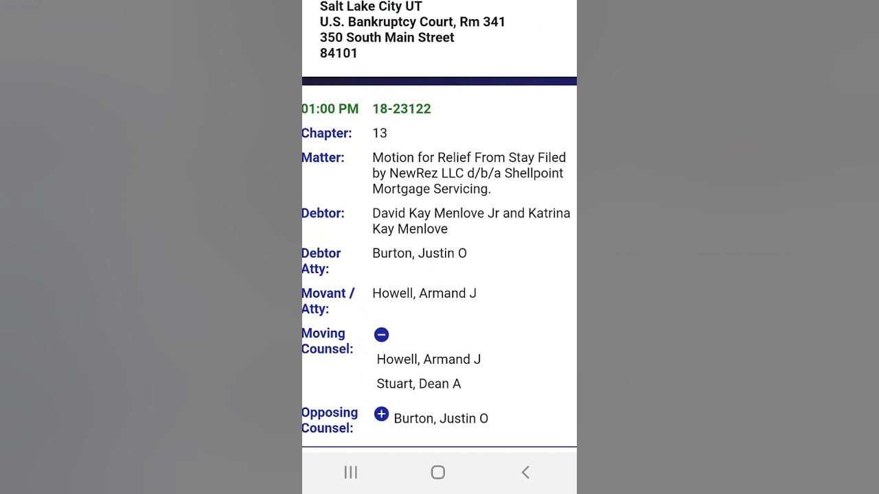 Bankruptcy Hearing Calendars and Adding Favorite Judges in the