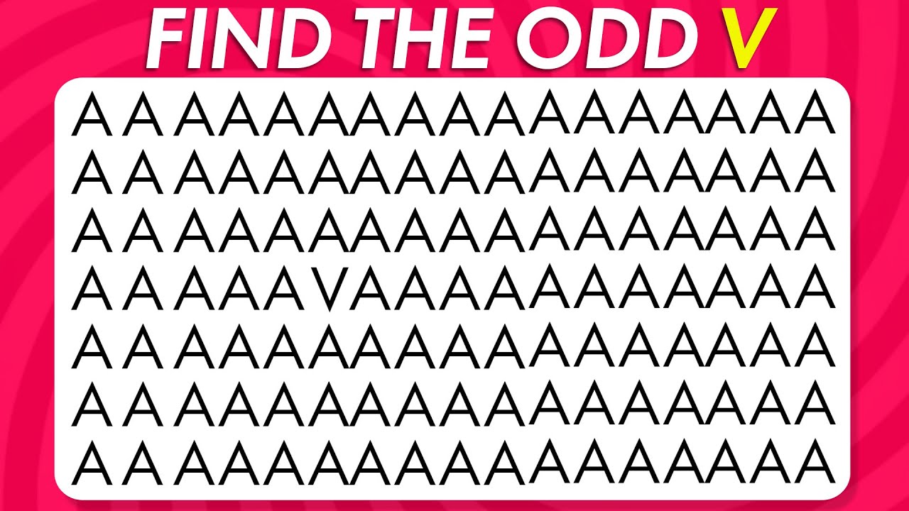 Find the Odd Number and Letter | Find the Odd One Out | Emoji Quiz ...