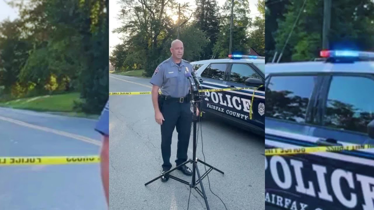 Video of media briefing after man shot in Fairfax County - YouTube