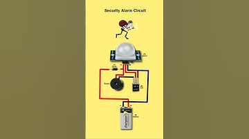 Burglar Alarm Circuit | Security alarm diagram