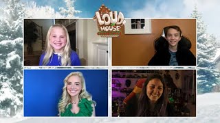 A Loud House Christmas Cast Interview Live Action Actors For Lincoln, Leni, Lisa