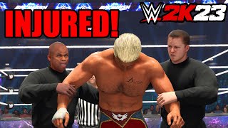 WWE 2K23: How To Get Injuries In WWE Universe Mode