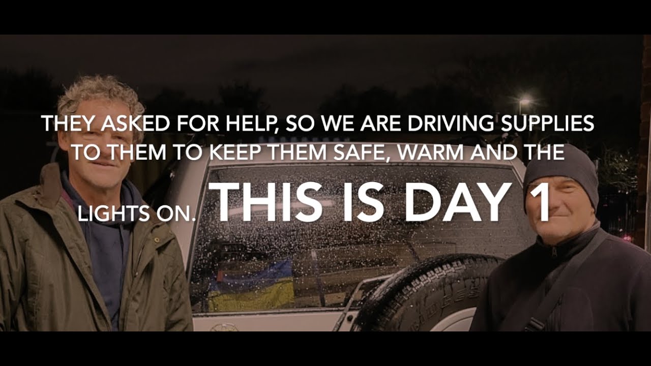 DAY 1: Mission Ukraine volunteers driving supplies from the UK to Ukraine, take a look!