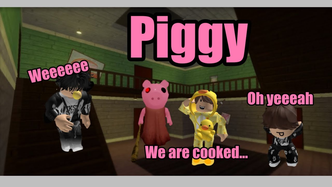 Playing piggy with my friends was a mistake 😬😬😬(I am playing with Austin and Jayden)