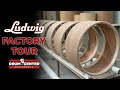 Ludwig drums factory visit 2019  drumcenternh