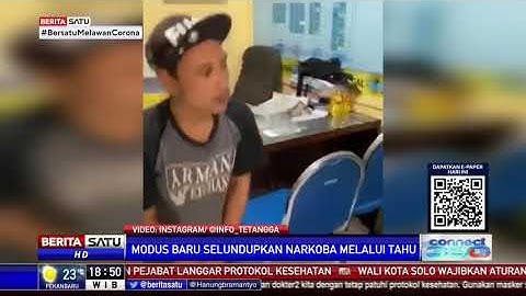 Sungguh Terlalu! Narkoba Diselundupkan dalam Tahu