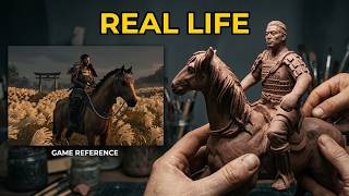 Ghost of Tsushima character sculpture short version