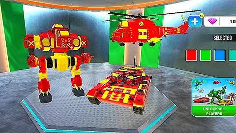 Multi Robot Transformation Game: Tank Robot Car Transform - Android Gameplay