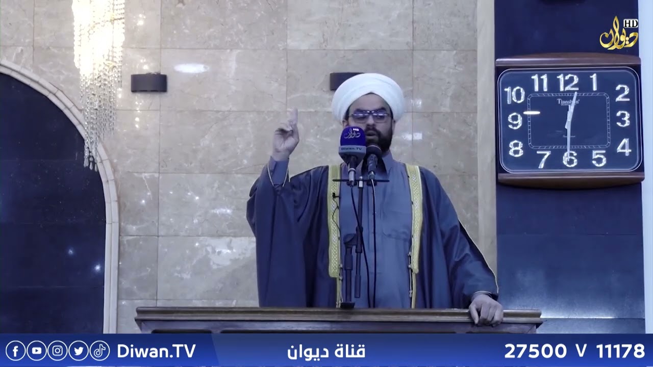 خطبة وصلاة الجمعة من جامع الصديق في بغداد