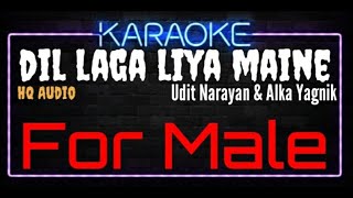 Karaoke Dil Laga Liya Maine For Male HQ Audio - Udit Narayan & Alka Yagnik Ost. Dil Hai Tumhara