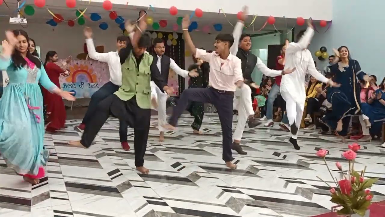 10th class farewell party (28-3-2022 ) Bhangra JR millennium school mansa