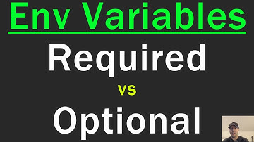 Required vs Optional Environment Variables for Safer Deploys